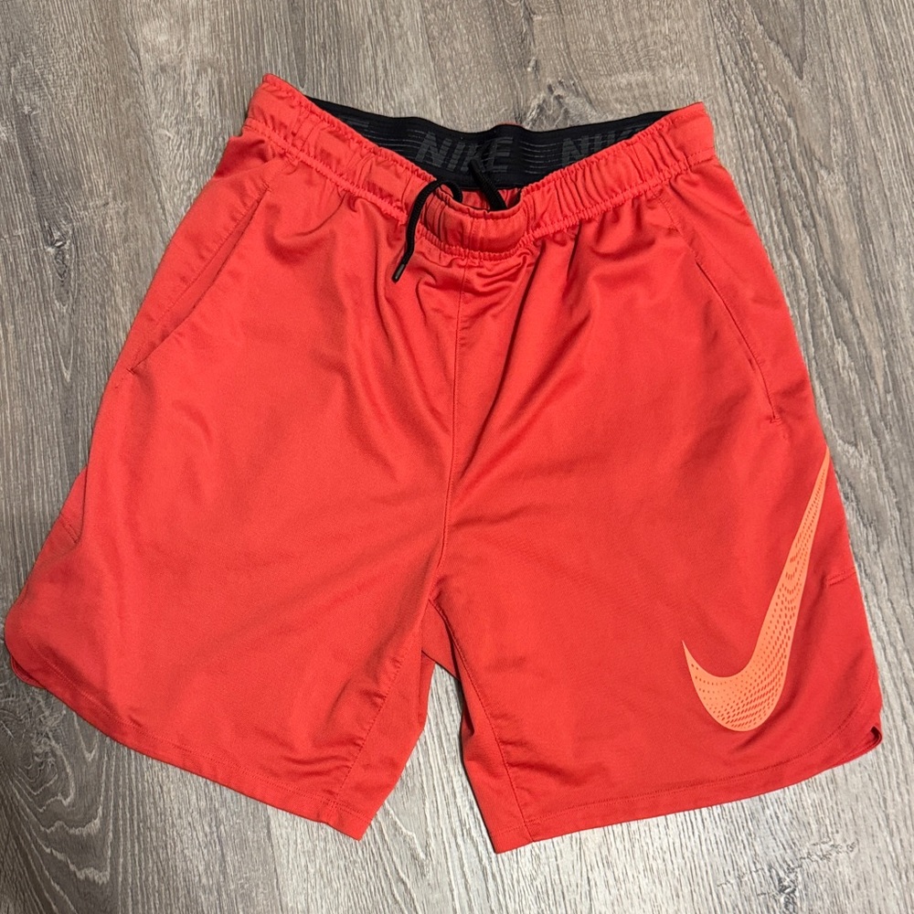 Nike Men's Bright Red Athletic Shorts